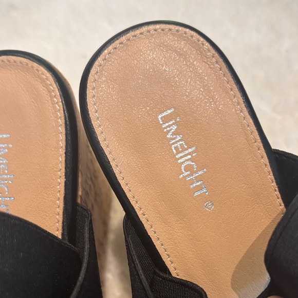 Limelight Black Double Strap Mules - Picture 2 of 6